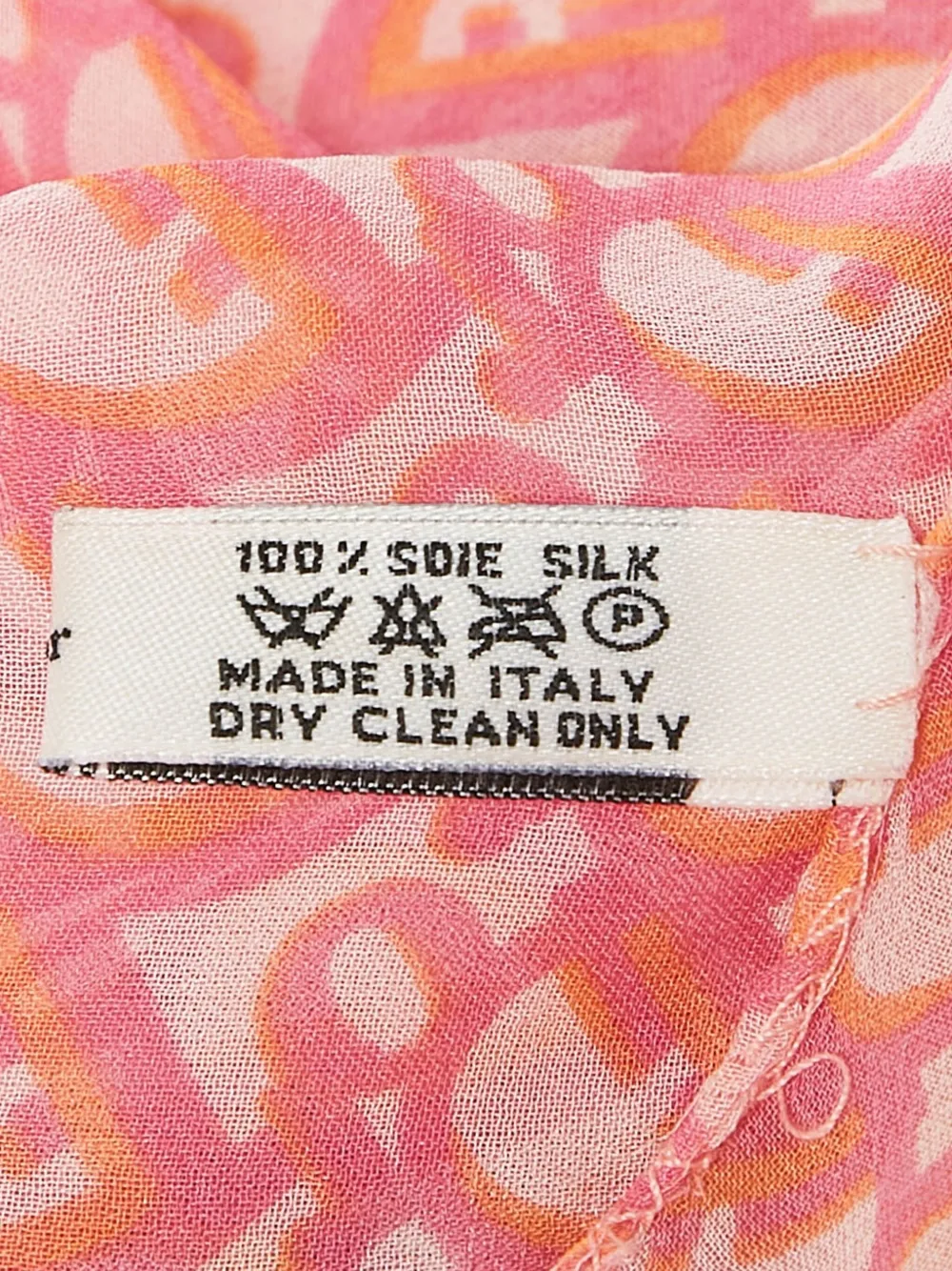 Christian Dior Pre-Owned signature Oblique monogram pattern silk scarf | Image 2