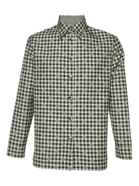 Fendi Pre-Owned chamarra con motivo pied de poule