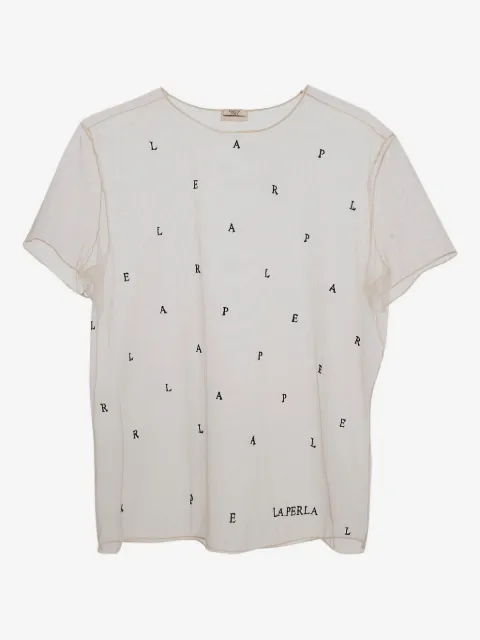 La Perla pre-owned letter-print T-shirt