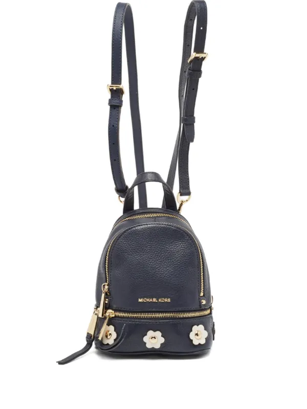 blue floral michael kors mini backpack Michael Marilyn Small Embellished Satchel duty nylon zipper Loungefly Disney Minnie Mouse Blue