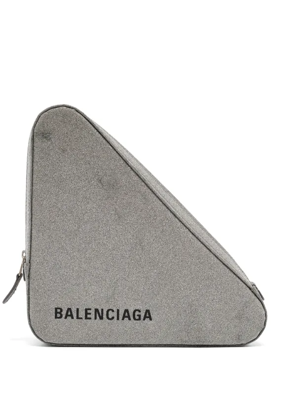 Balenciaga Pre-Owned トライアングル クラッチバッグ | グレー