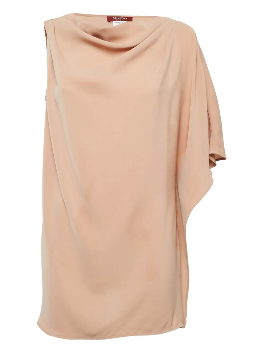 Max Mara draped asymmetric blouse - Neutrals