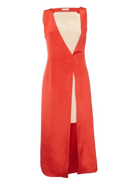 Barbara Casasola pre-owned satin dress