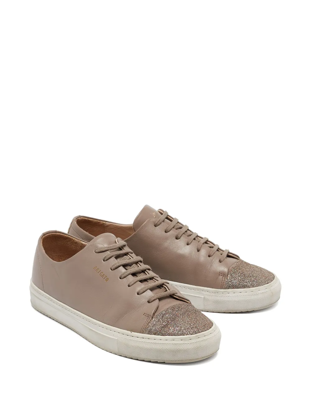 Axel Arigato Leren sneakers met glitter - Beige