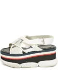 Moncler Zelda platform sandals - White