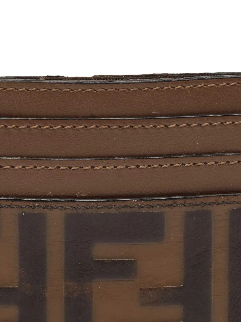 Fendi Pre-Owned Zucca leather cardholder | Image 2