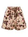 Moncler drawstring-waist shorts - Brown