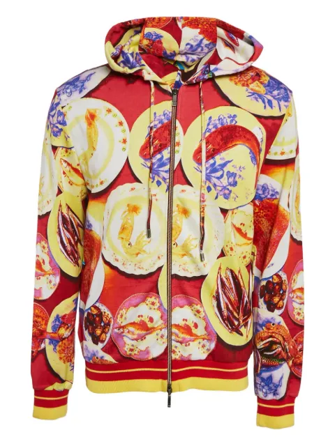 Etro Pre-Owned seafood-print hoodie