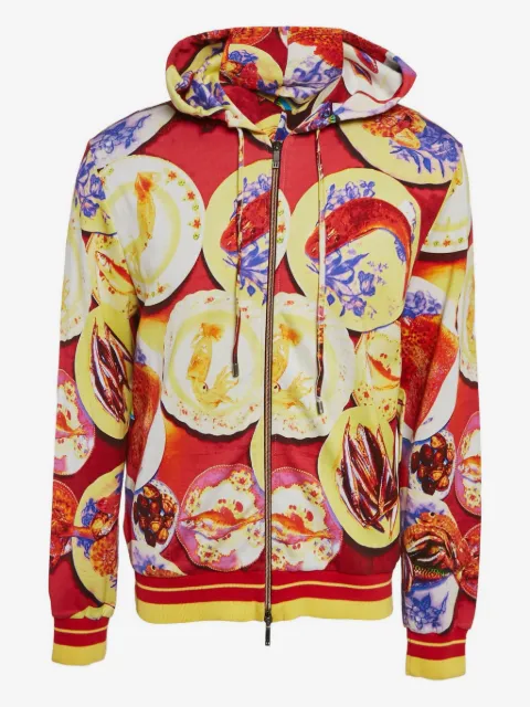 Etro Pre-Owned seafood-print hoodie