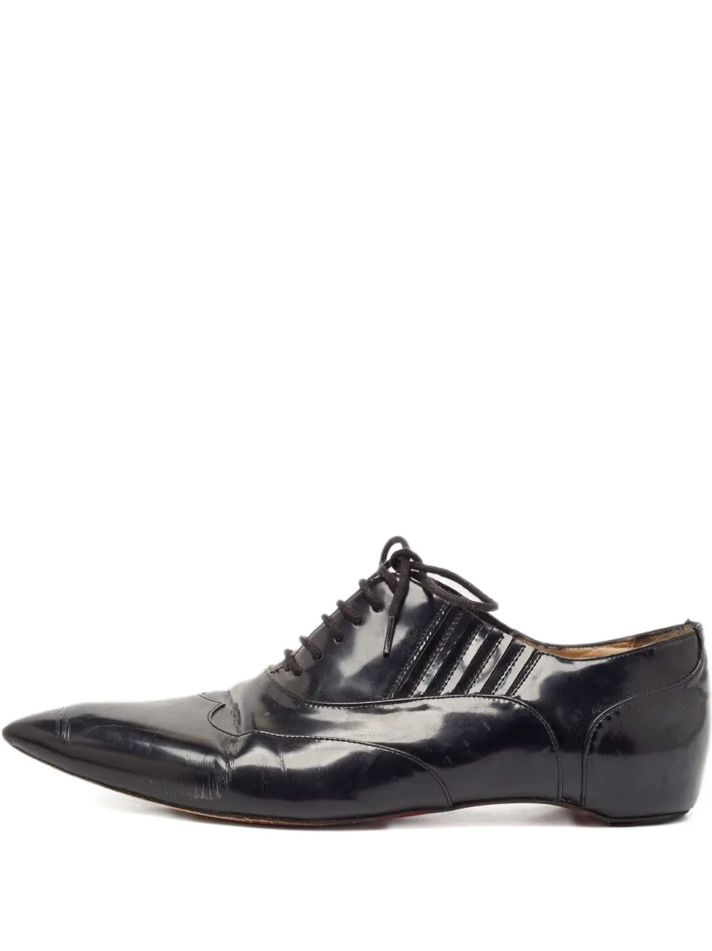 patent-leather Oxford shoes