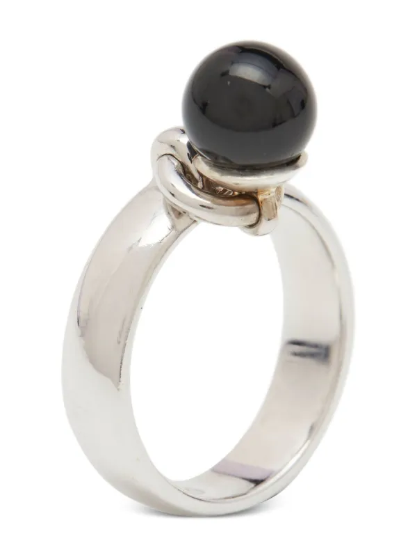 Tiffany Pre-Owned Door Knocker sphere-charm Ring Silver FARFETCH  PH