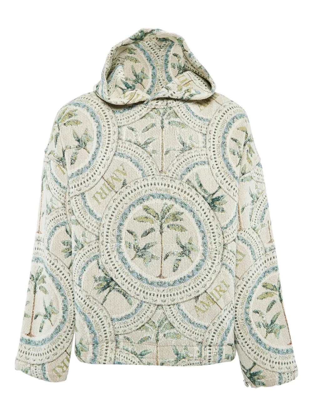 AMIRI patterned-jacquard hooded jacket | Neutrals | Image 1