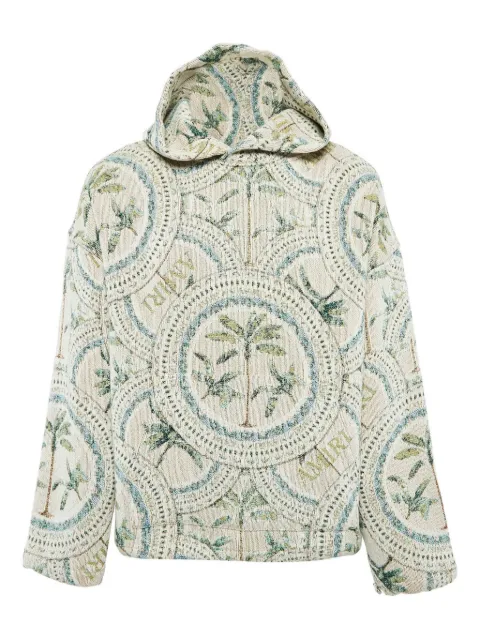 AMIRI patterned-jacquard hooded jacket