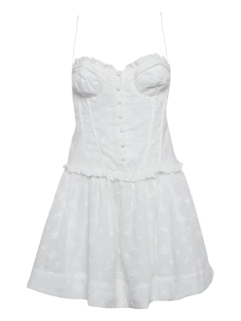 For Love And Lemons pre-owned embroidered dress