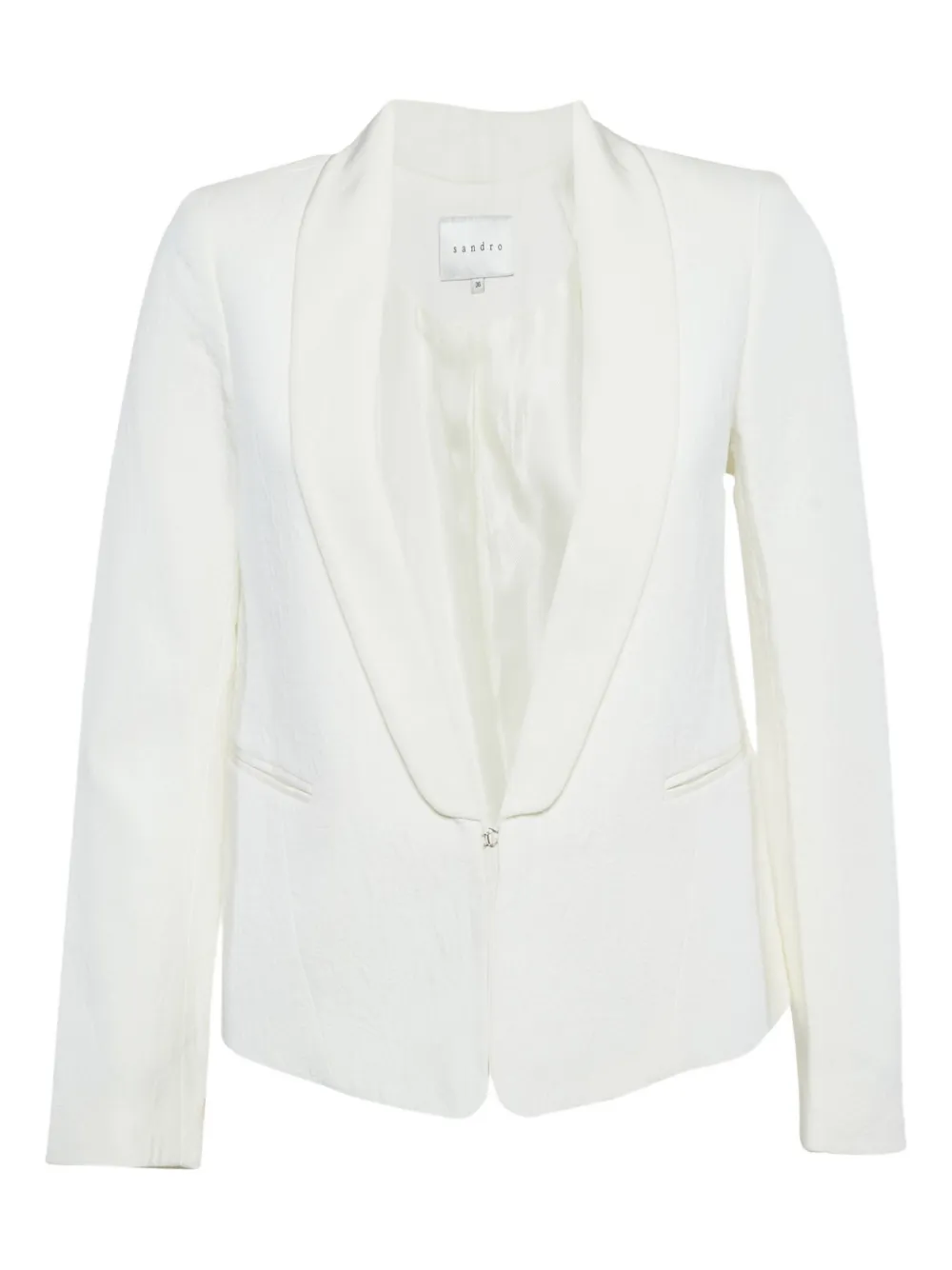 SANDRO Giacca con collo a scialle Pre-owned - Bianco