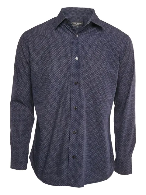 Ferragamo Pre-Owned printed cotton shirt