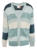 KITH striped knit cardigan - Blue