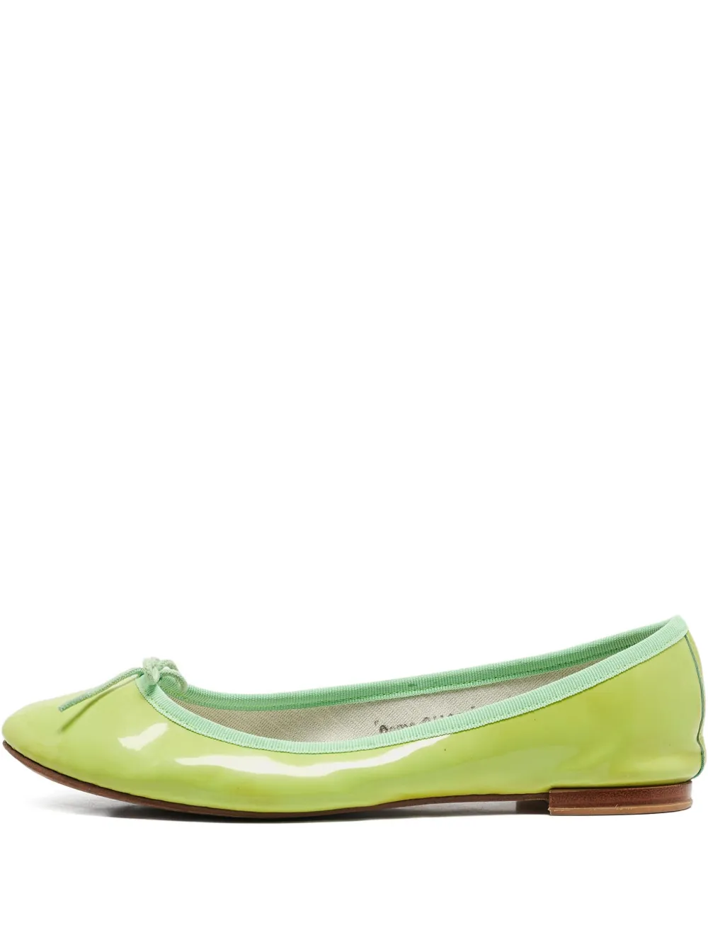 Repetto pre-owned leather ballet flats | Green | Image 1