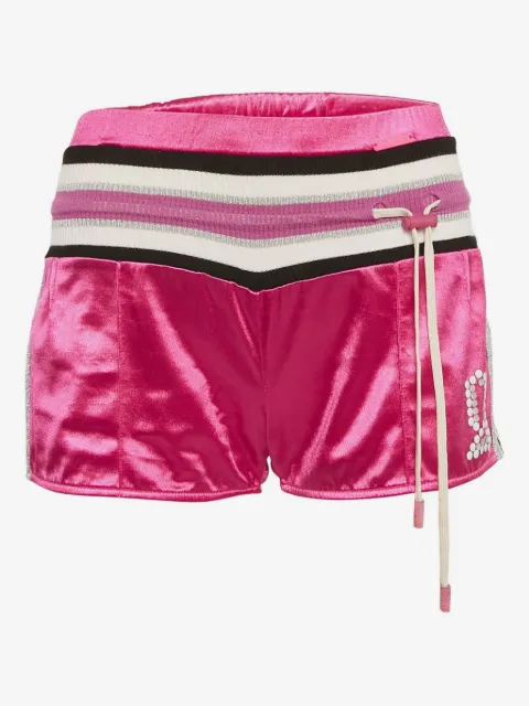 John Galliano Pre-Owned striped-trim shorts