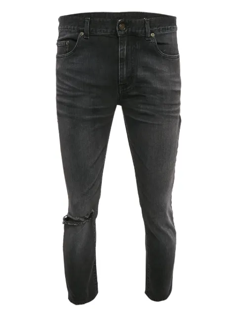 Saint Laurent Pre-Owned distressed jeans