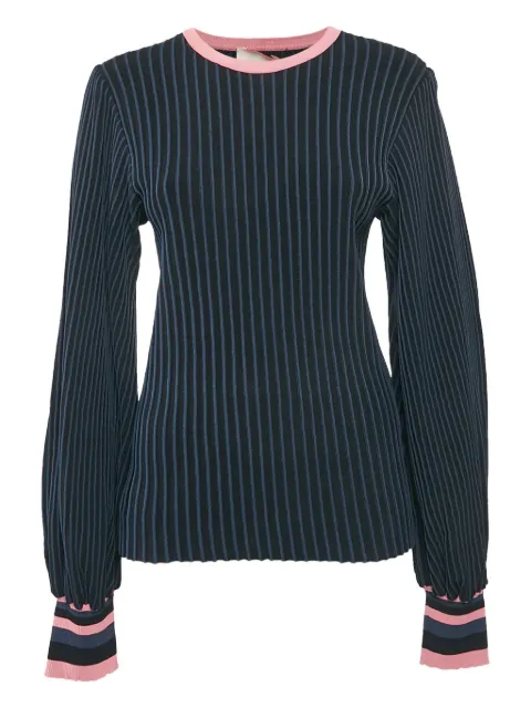 Roksanda ribbed striped top