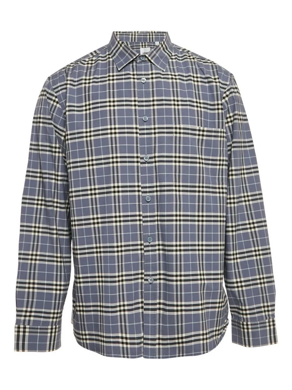 Burberry Pre-Owned camisa con cuadros estampados | azul | Image 1