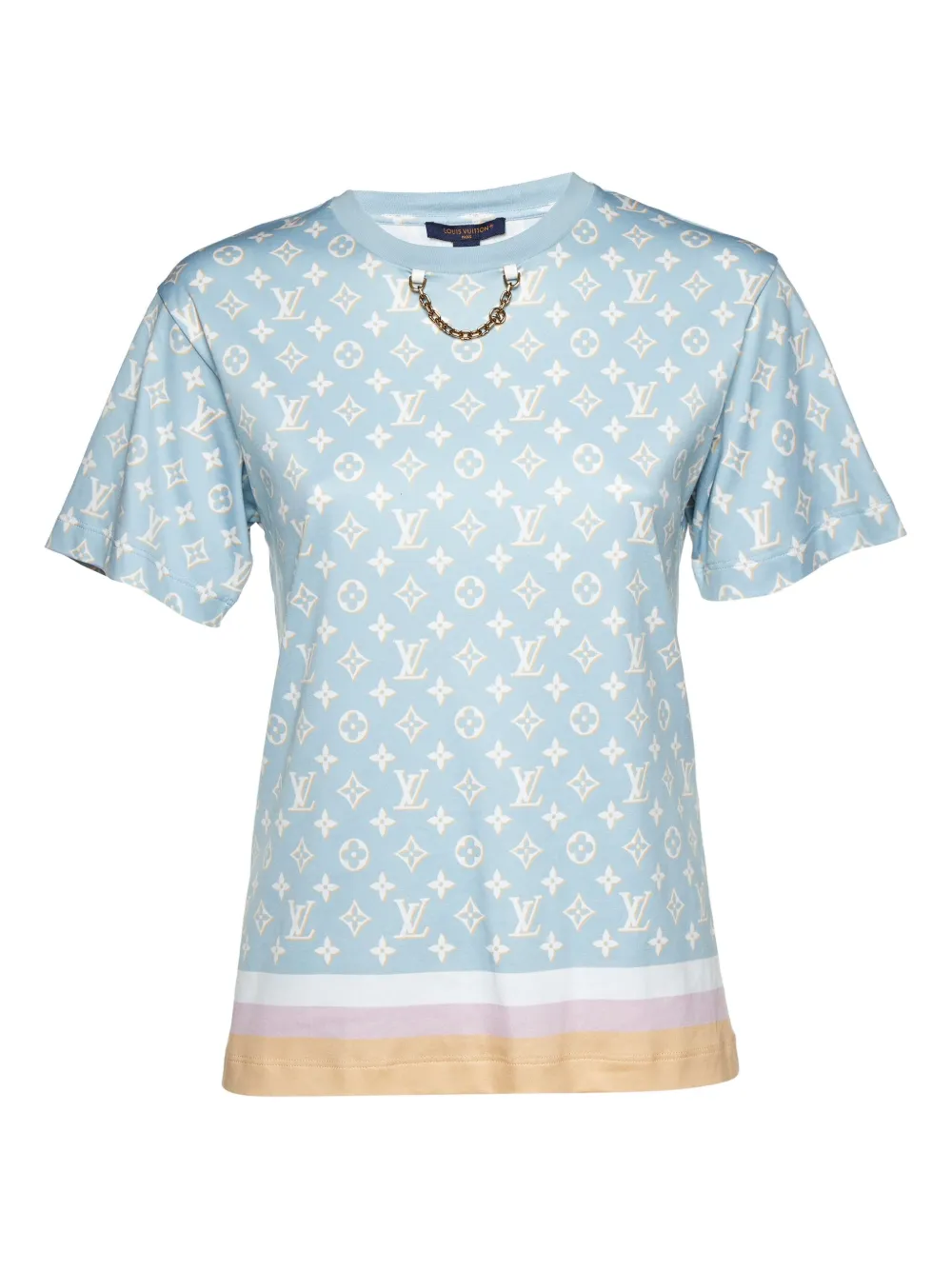 Louis Vuitton Pre-Owned モノグラム Tシャツ - ブルー Louis Vuitton Pre-Owned モノグラム Tシャツ - ブルー