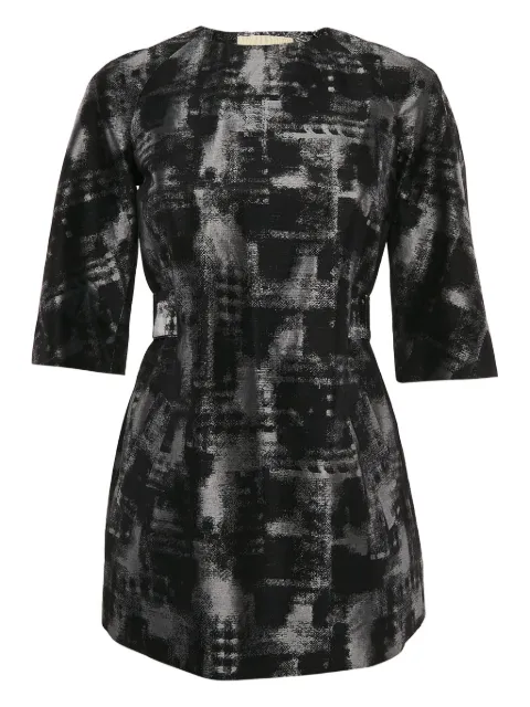 Michael Kors Vintage abstract-print belted tunic