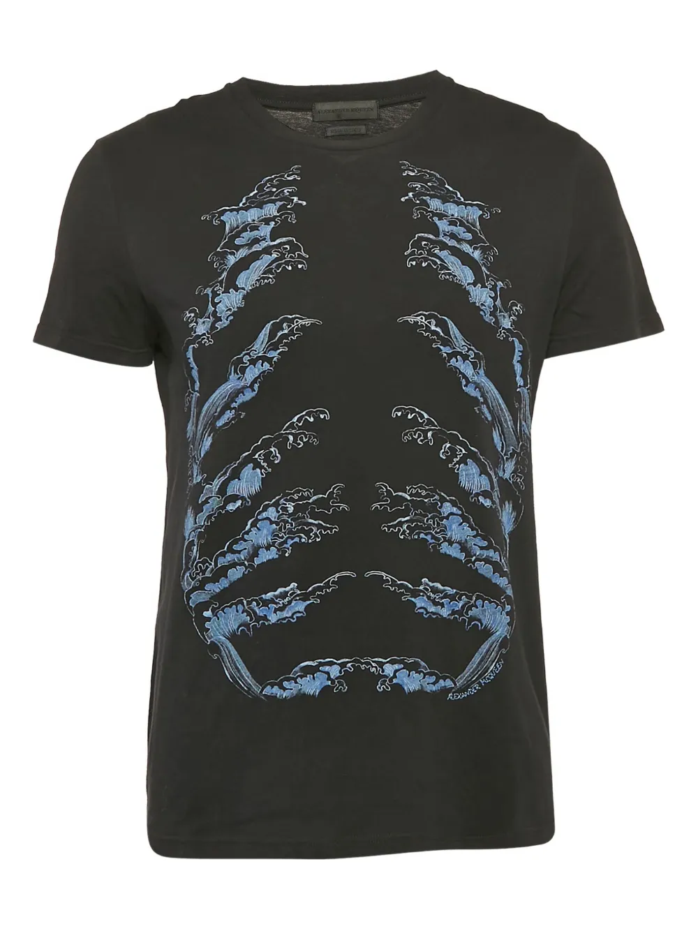 Alexander McQueen Pre-Owned graphic-print cotton T-shirt | Black | Image 1