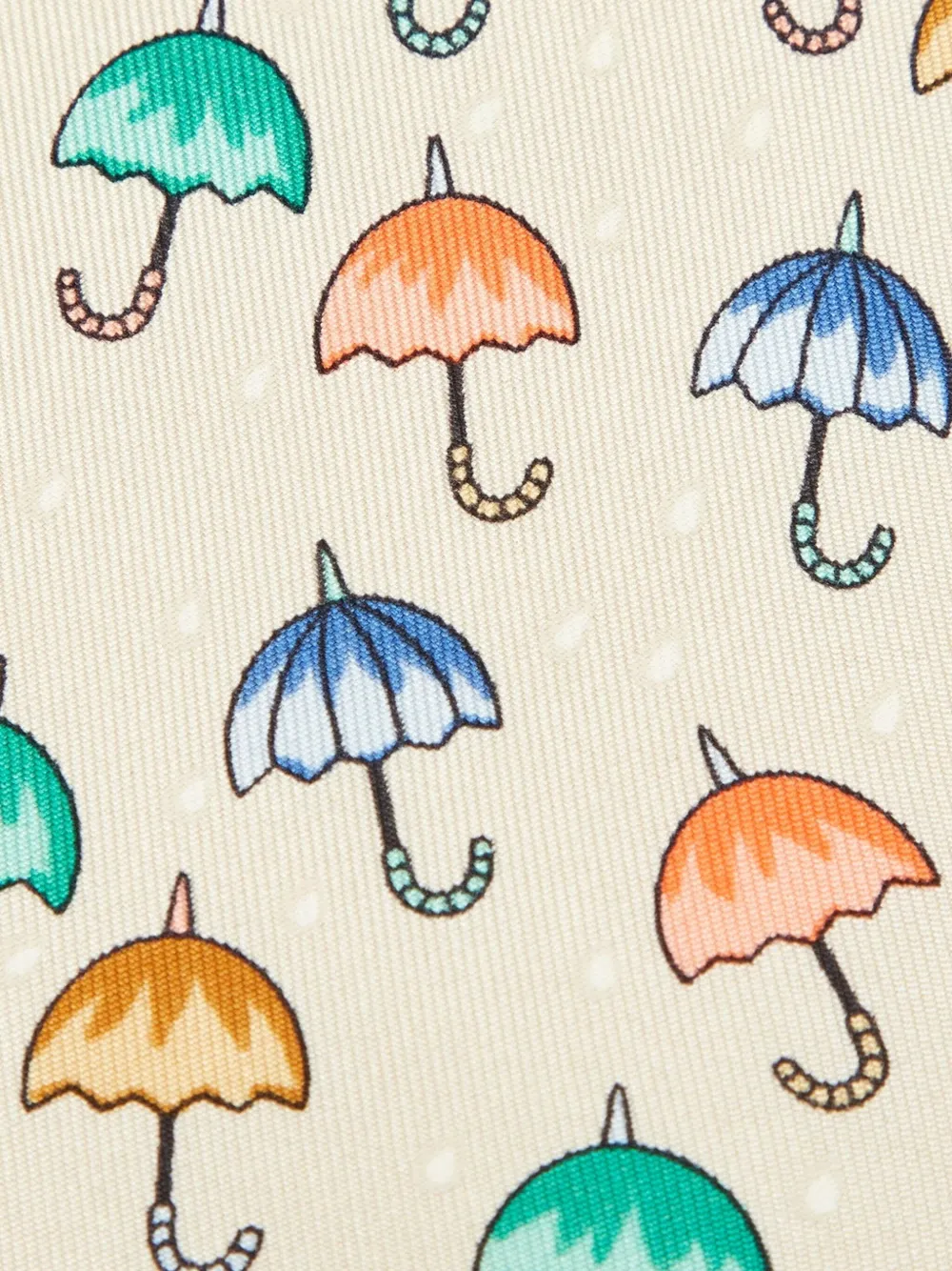 Hermès Pre-Owned Seidenkrawatte mit Regenschirm-Print | Image 2