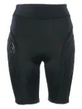Fendi Pre-Owned quilted-panel shorts - Black