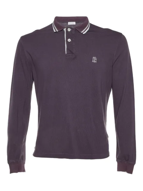 Brunello Cucinelli Vintage long-sleeve polo shirt