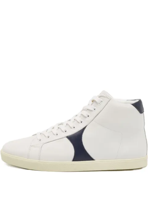 Céline Pre-Owned leather high-top sneakers