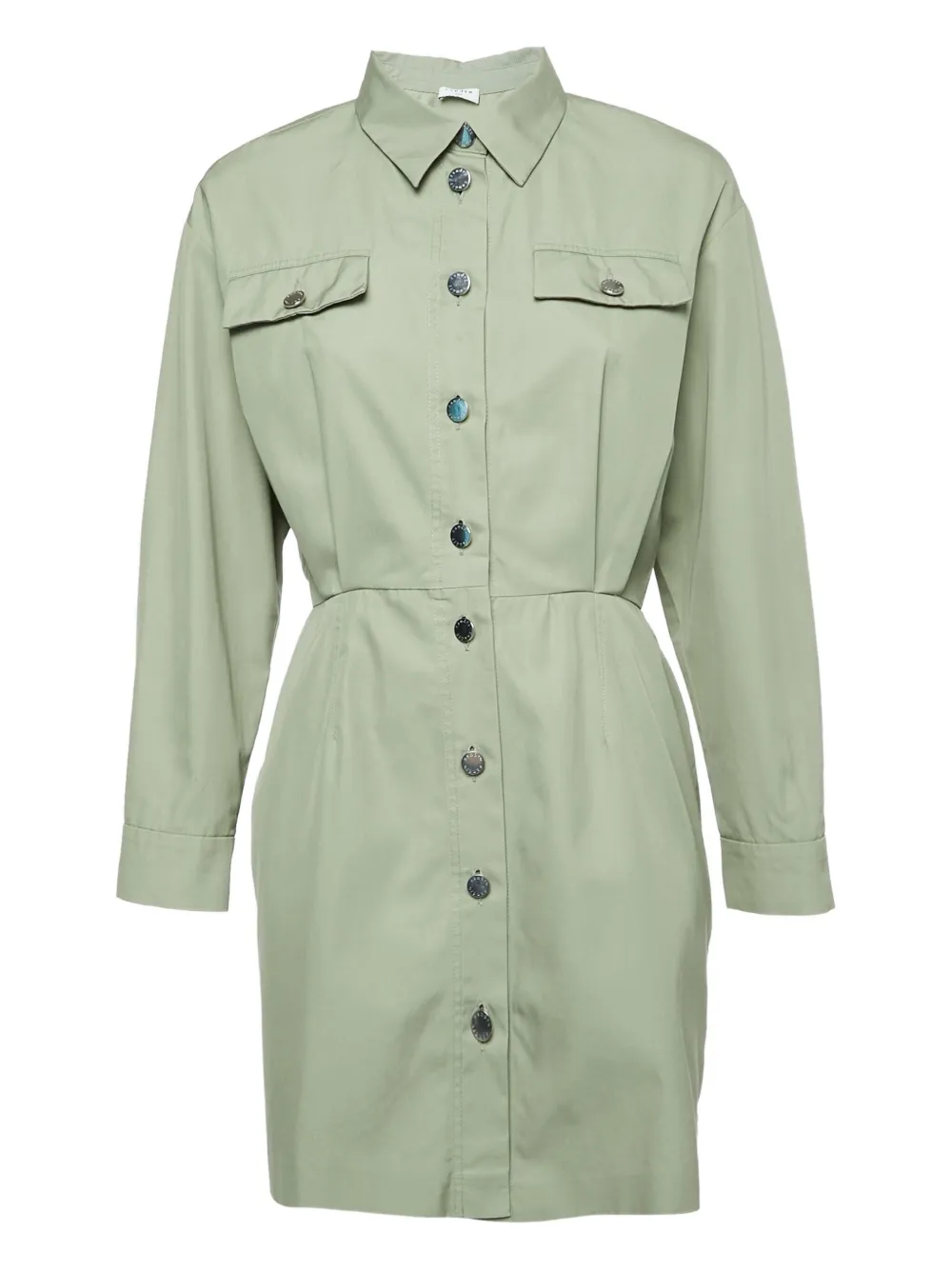 SANDRO single-breasted coat | Green | Image 1