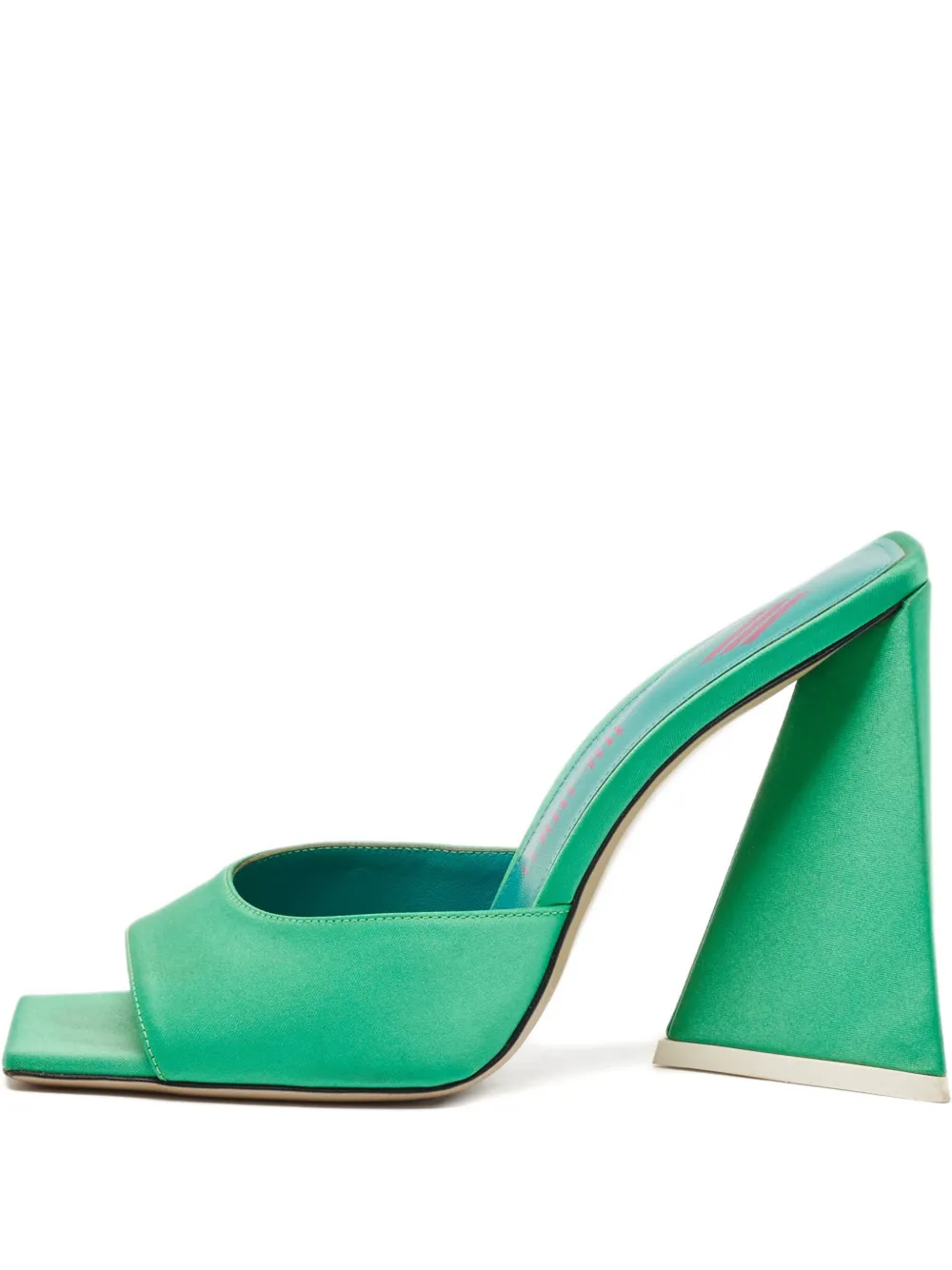 The Attico Pre-owned 95mm square-toe sandals | Green | Image 1