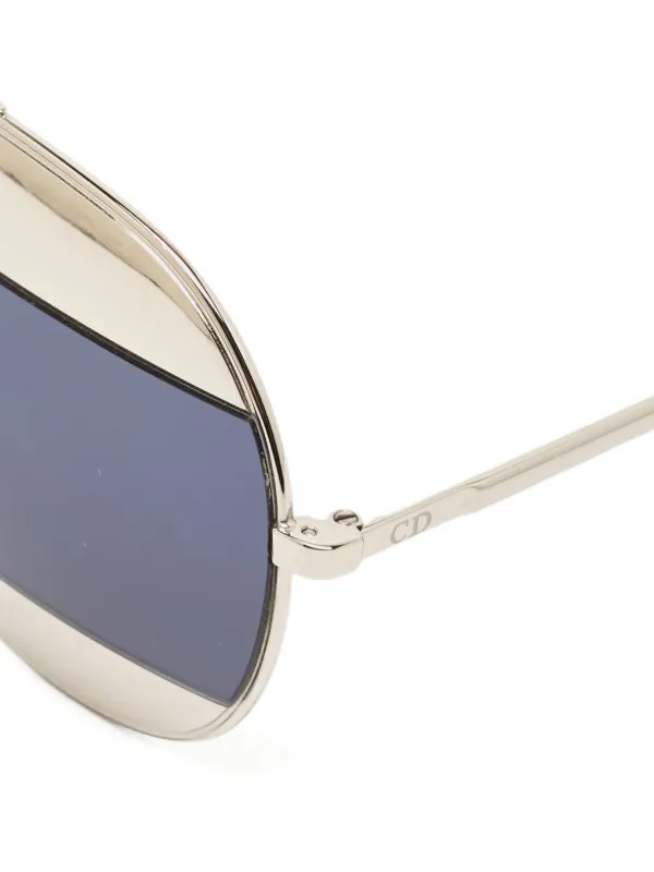 Christian Dior Pre-Owned pilot-frame Sunglasses Gold FARFETCH AU