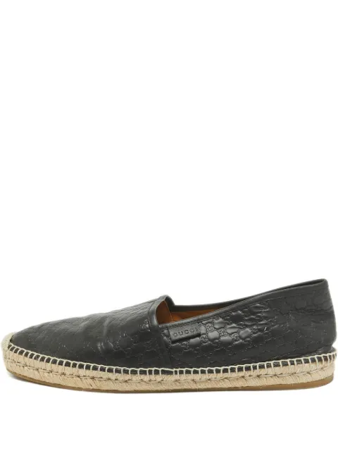 Gucci Pre-Owned 2024 Microguccissima leather espadrilles