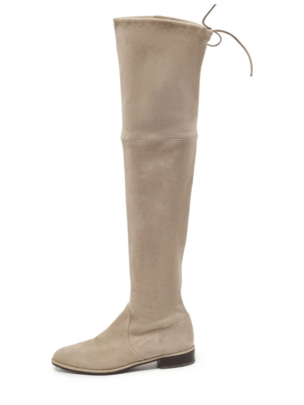 Stuart Weitzman pre-owned Lowland suede over-the-knee boots | Neutrals | Image 1