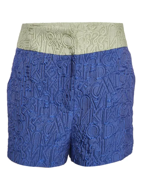 Mary Katrantzou Shorts con effetto jacquard