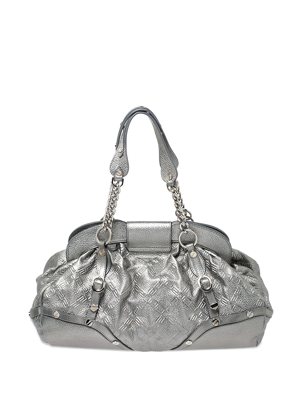 Versace Pre-Owned studded leather satchel bag | Image 2
