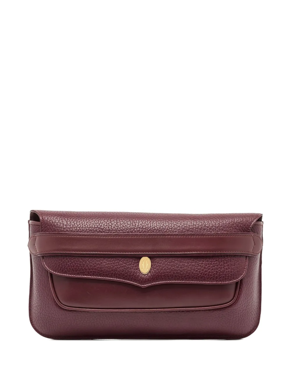 Cartier leather flap pocket clutch bag | Red | Image 1