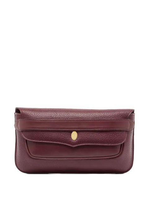 Cartier leather flap pocket clutch bag