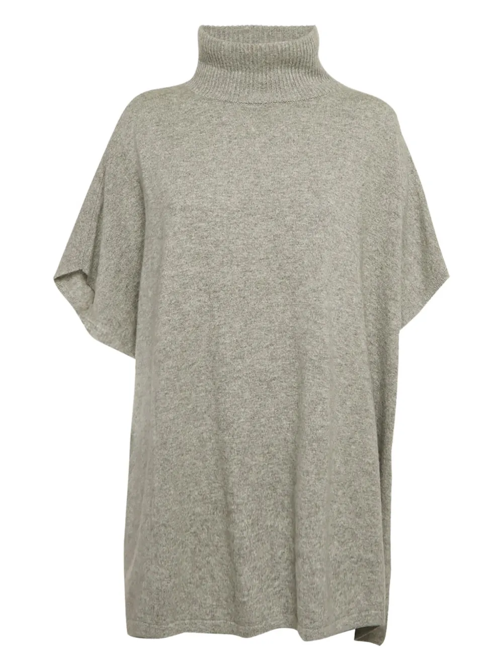Weekend Max Mara turtleneck short sleeve top | gris | Image 1