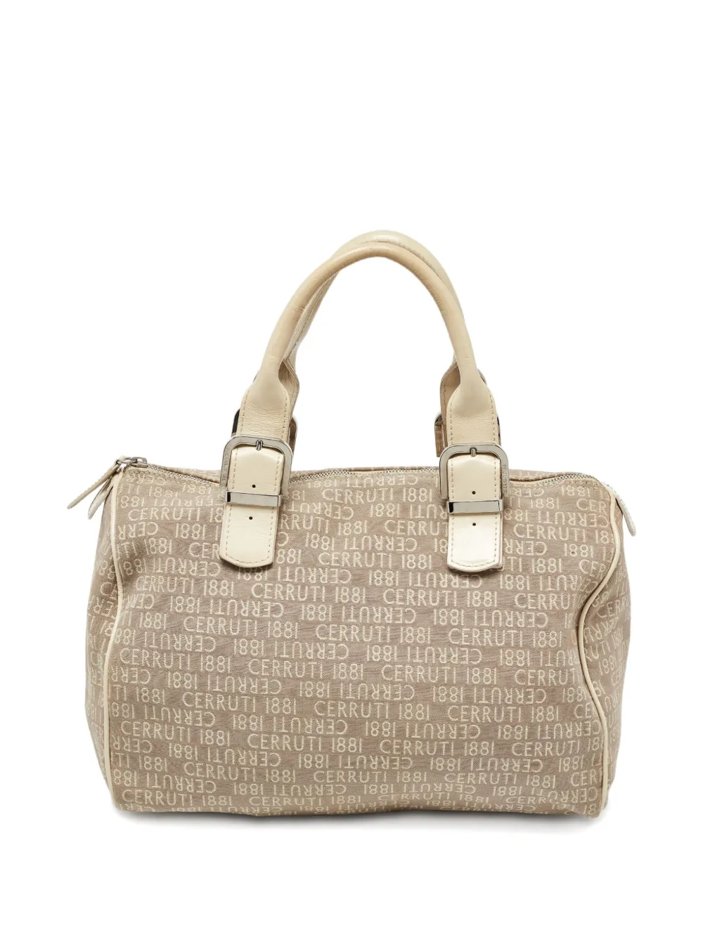 Cerruti 1881 pre-owned Patent Leather Top Handle Bag | Neutrals