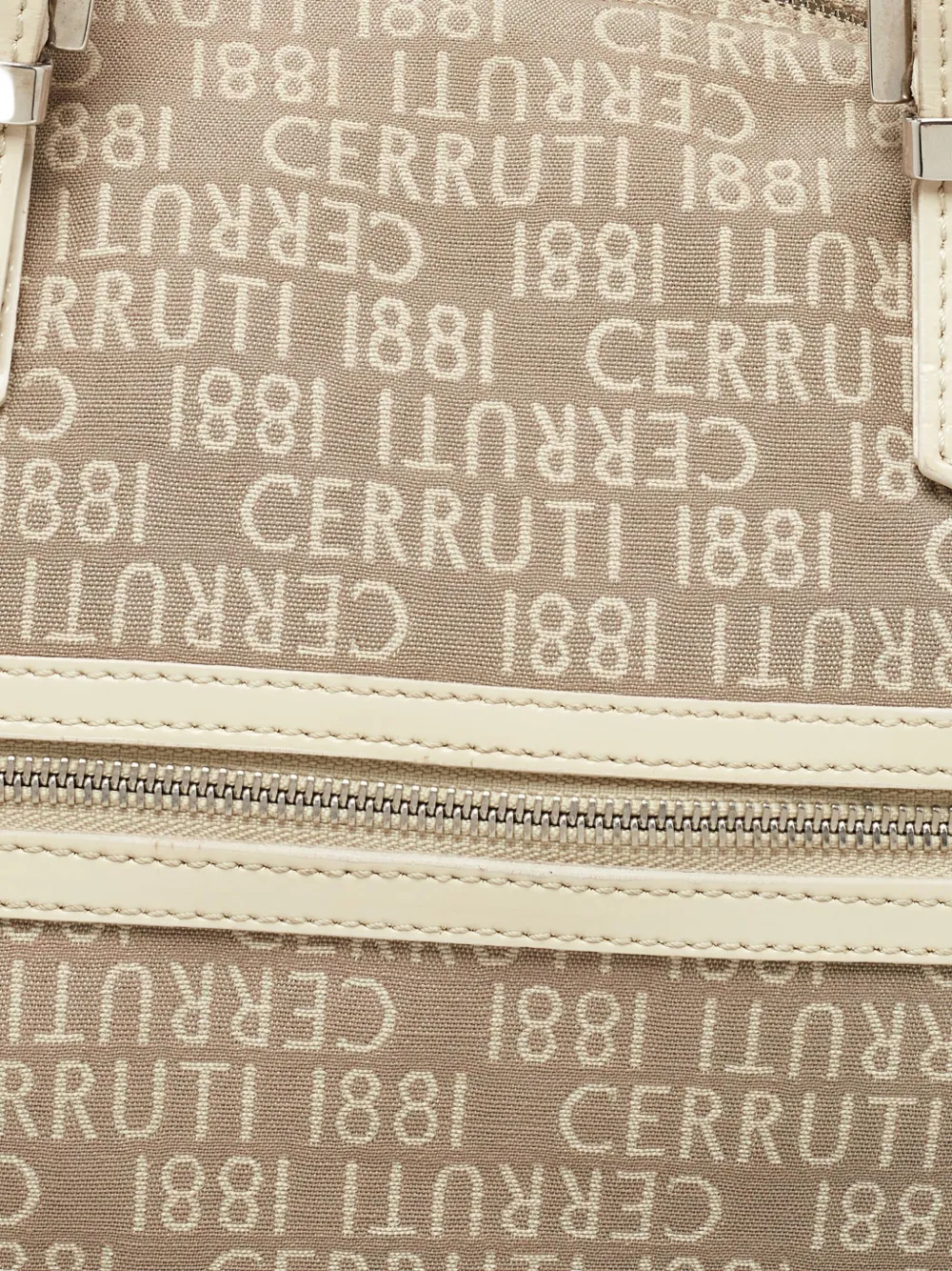 Cerruti 1881 pre-owned Patent Leather Top Handle Bag | Neutrals