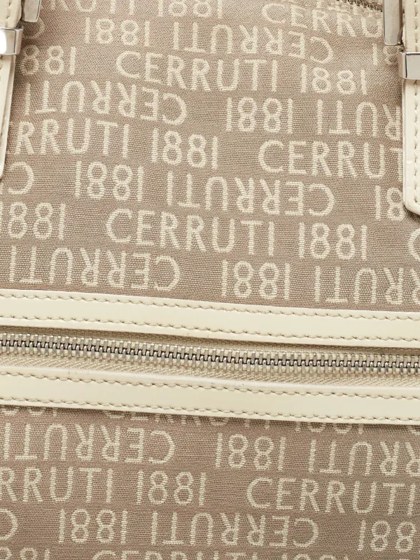 Cerruti 1881 pre-owned Patent Leather Top Handle Bag | Neutrals