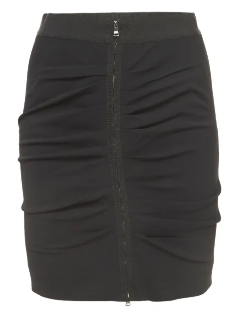 Dolce & Gabbana Pre-Owned ruched zipper mini skirt
