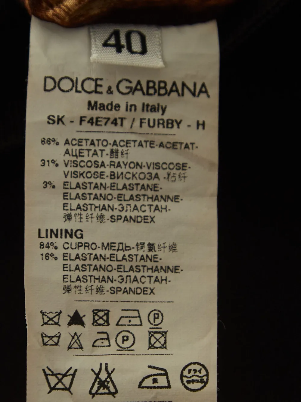 DOLCE & GABBANA Pre-owned Ruched Zipper Mini Skirt In Black