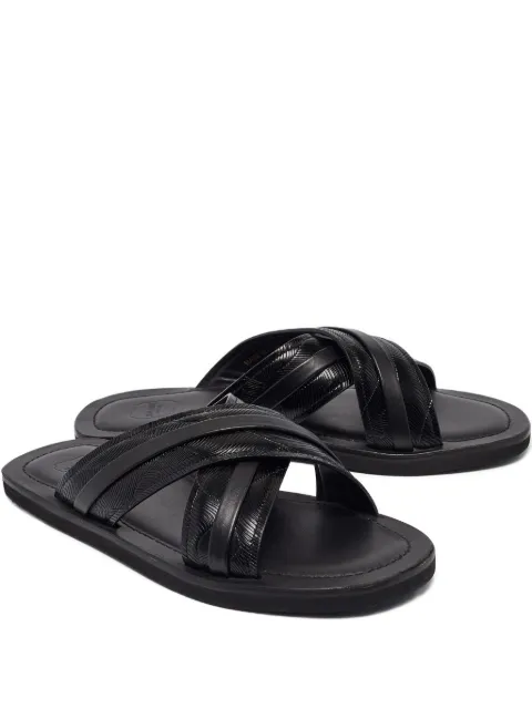 Malone Souliers pre-owned Gabriel cross-strap leather sandals