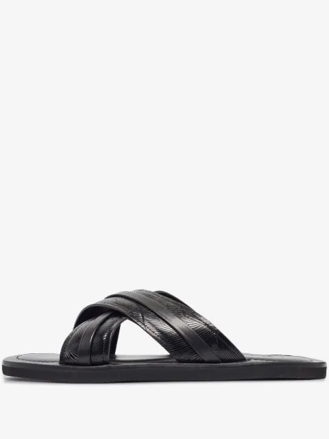 Malone Souliers pre-owned Gabriel cross-strap leather sandals